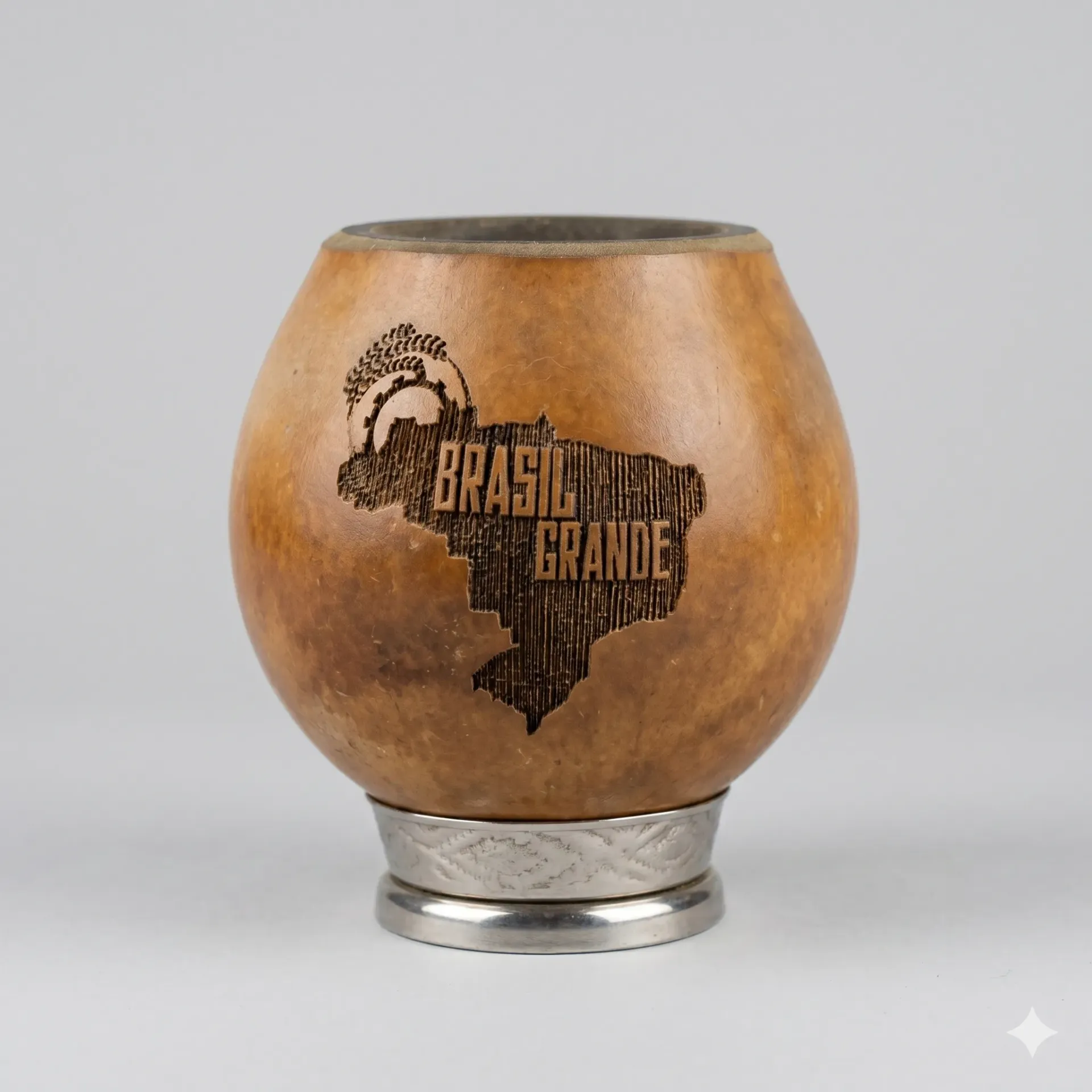 Cuia de chimarrão Brasil Grande